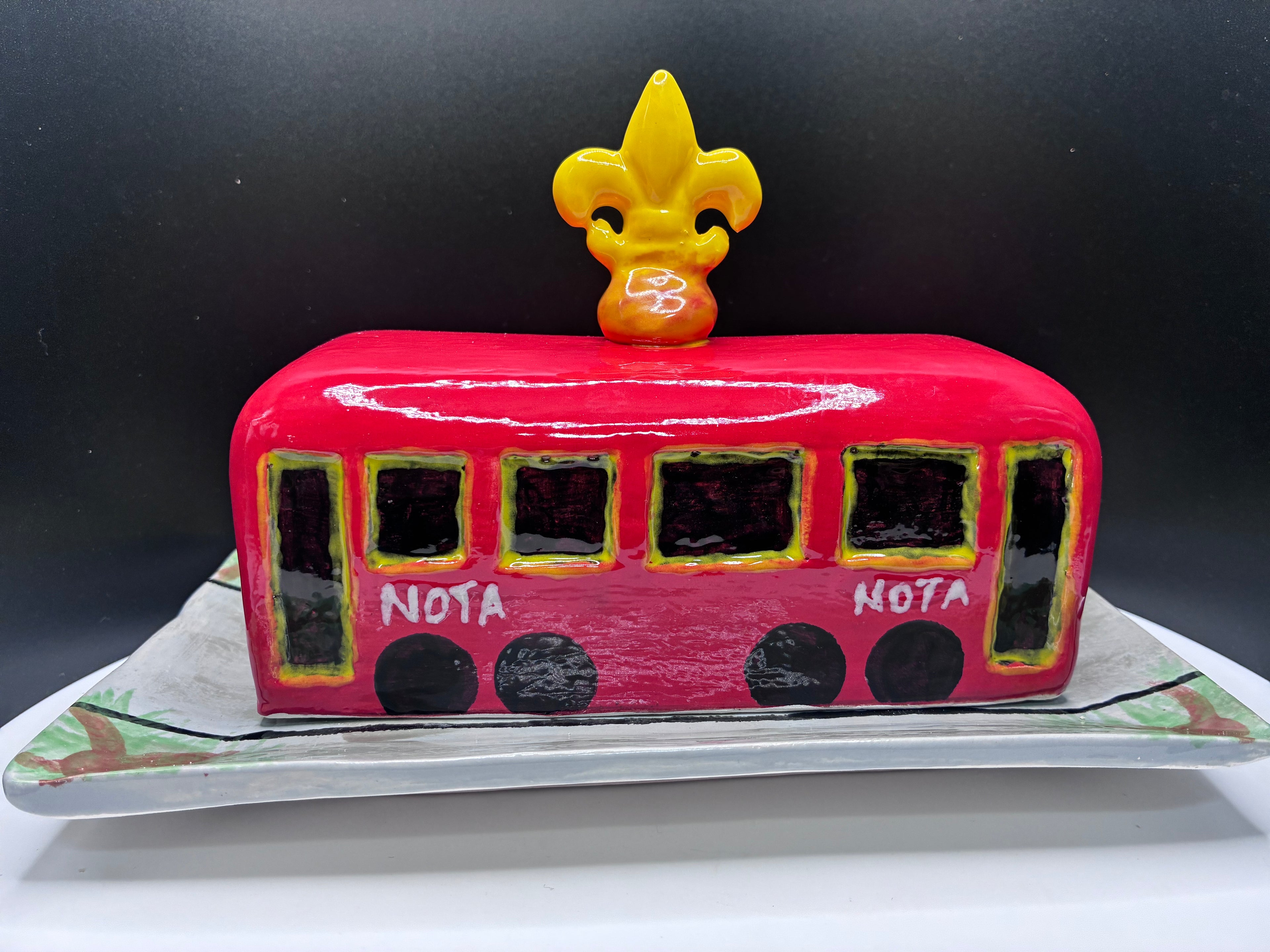 Downtown Streetcar Butter Dish (Pre-Order)