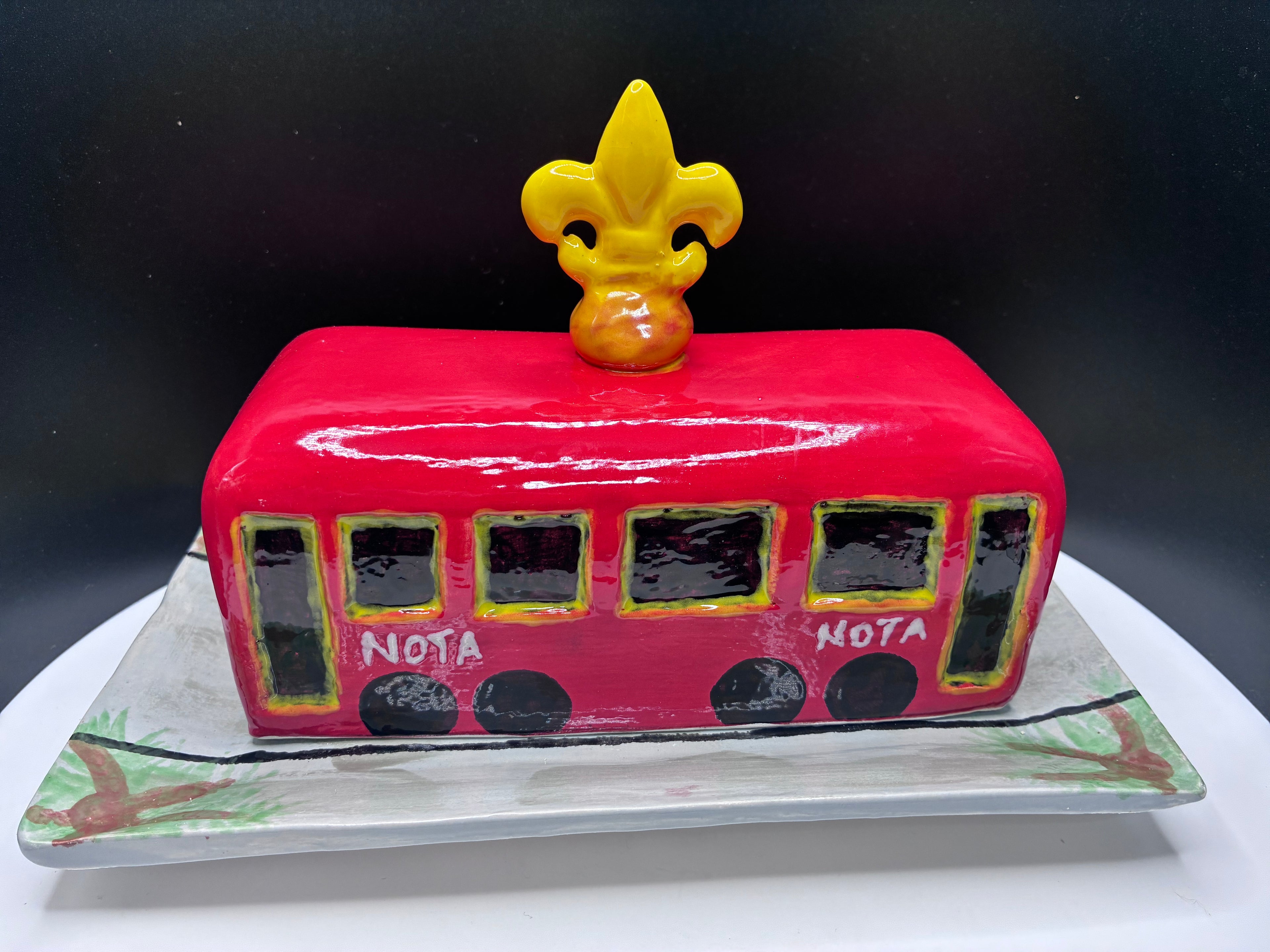 Downtown Streetcar Butter Dish (Pre-Order)