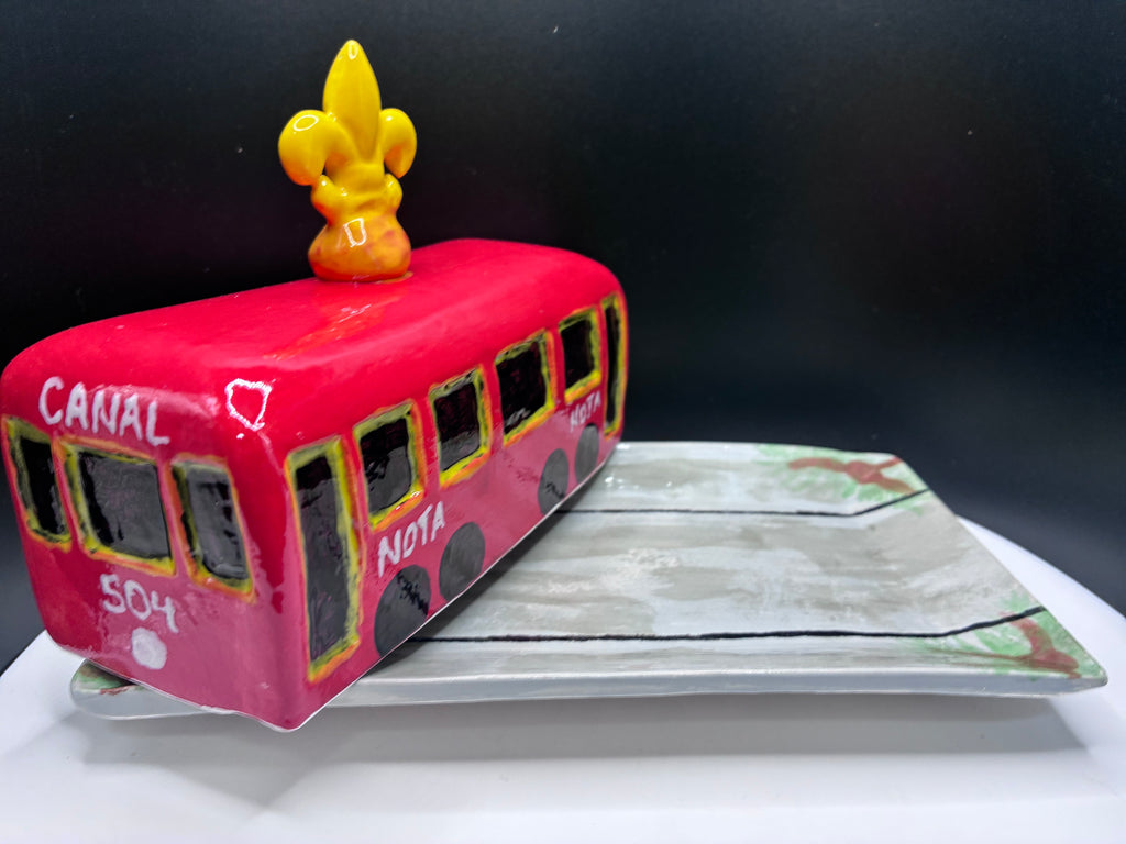 Downtown Streetcar Butter Dish (Pre-Order)